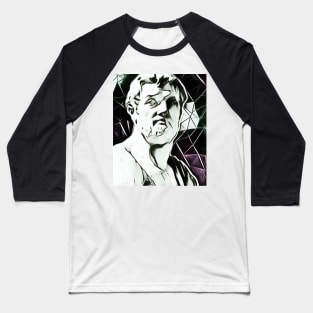 Tacitus Black And White Portrait | Tacitus Artwork 3 Baseball T-Shirt